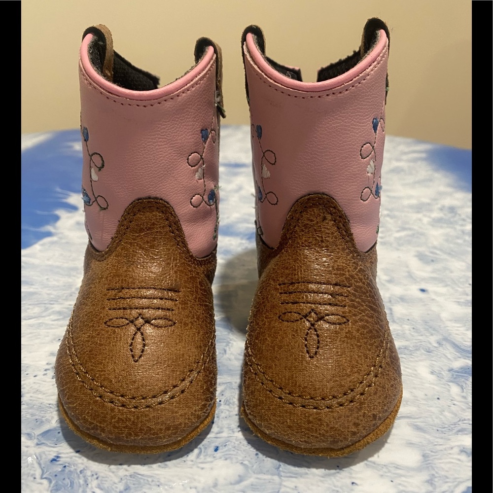 🔥Baby Girl Cowgy Boots Size 1.0🔥